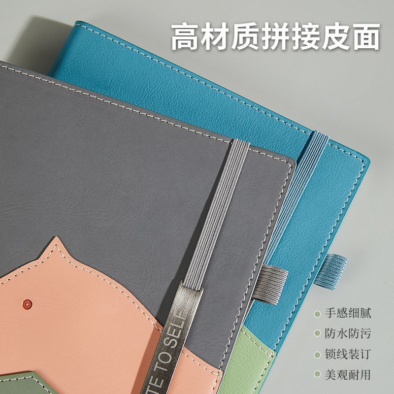 A5 Notebook High Value Business Office Notepad Printable Logo Simple Postgraduate Entrance Examination Journal - Image 5