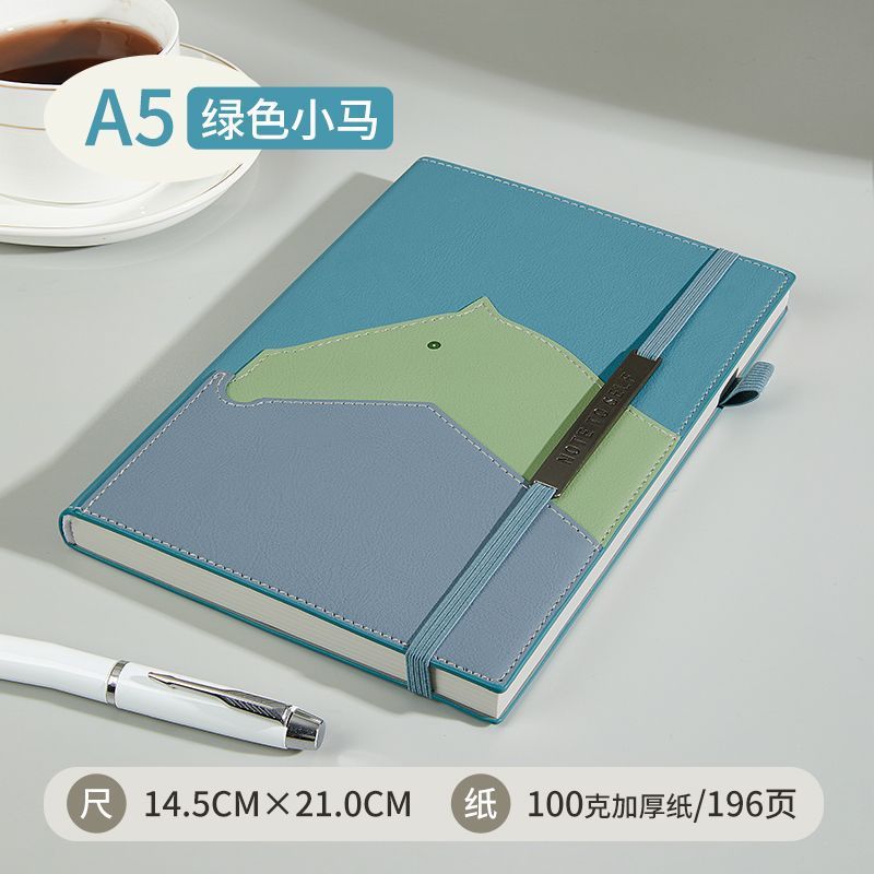 A5 Notebook High Value Business Office Notepad Printable Logo Simple Postgraduate Entrance Examination Journal - Image 1