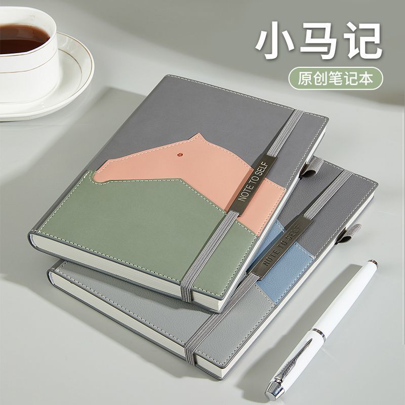 A5 Notebook High Value Business Office Notepad Printable Logo Simple Postgraduate Entrance Examination Journal - Image 2
