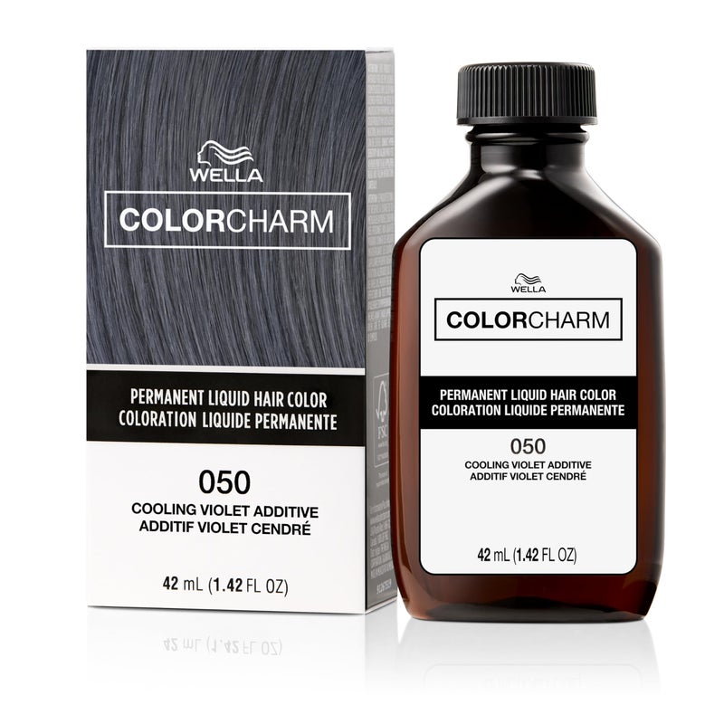COLORCHARM Permanent Liquid Hair Color for Gray Coverage| 050 Cooling Violet| 1.4 Fl Oz - Image 1