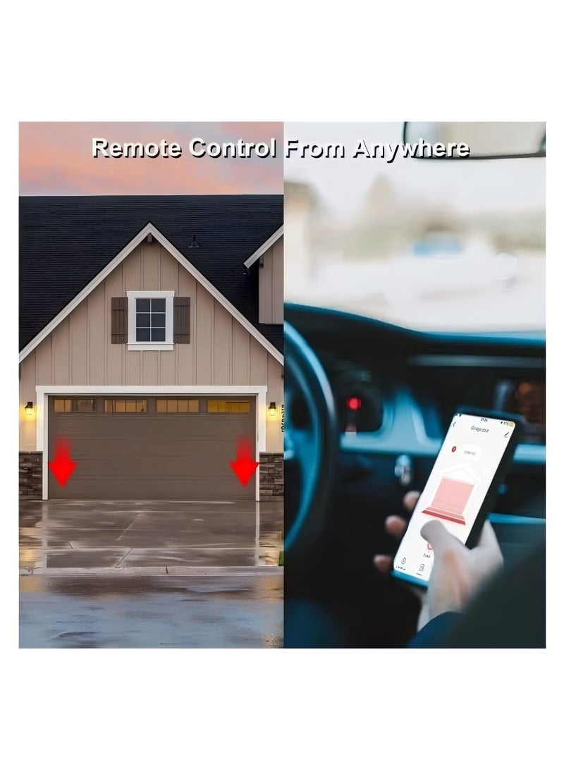 YIQUAN Smart WiFi Switch Garage Door Opener Controller Work, WIFI, with Alexa Echo Google Home Smart Life/Tuya APP Control No Hub Required - Image 4