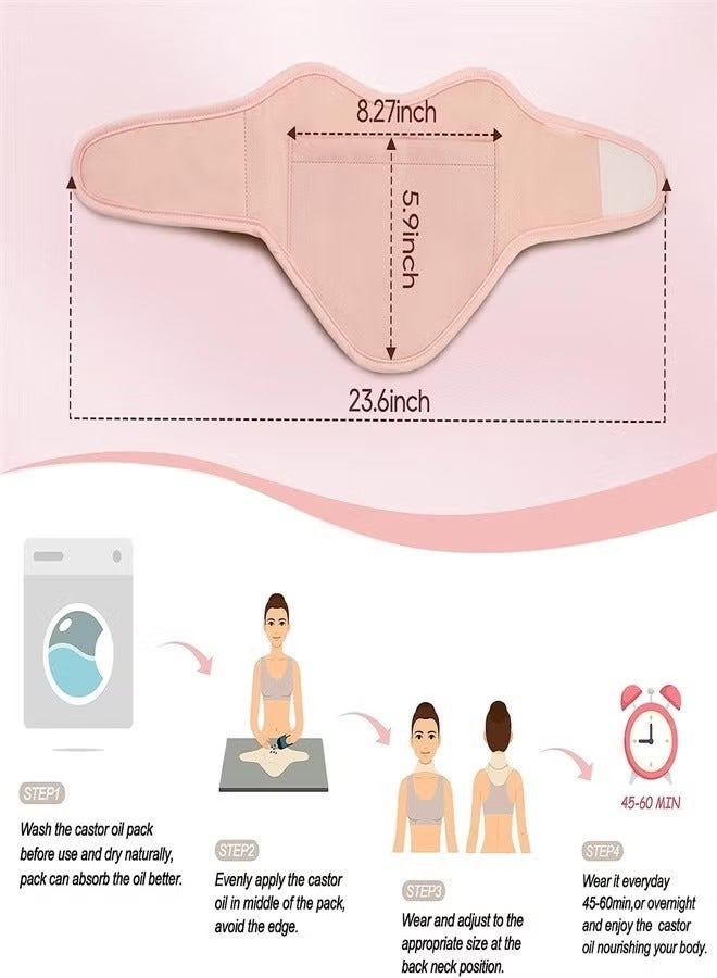 FASHION Portable Reusable Flaxseed Oil Pack for Neck and Shoulders with German Velvet Cotton Cover - Image 4