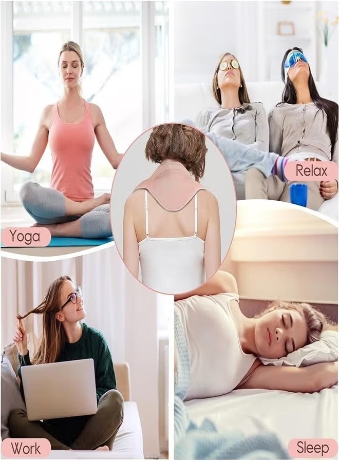 FASHION Portable Reusable Flaxseed Oil Pack for Neck and Shoulders with German Velvet Cotton Cover - Image 5