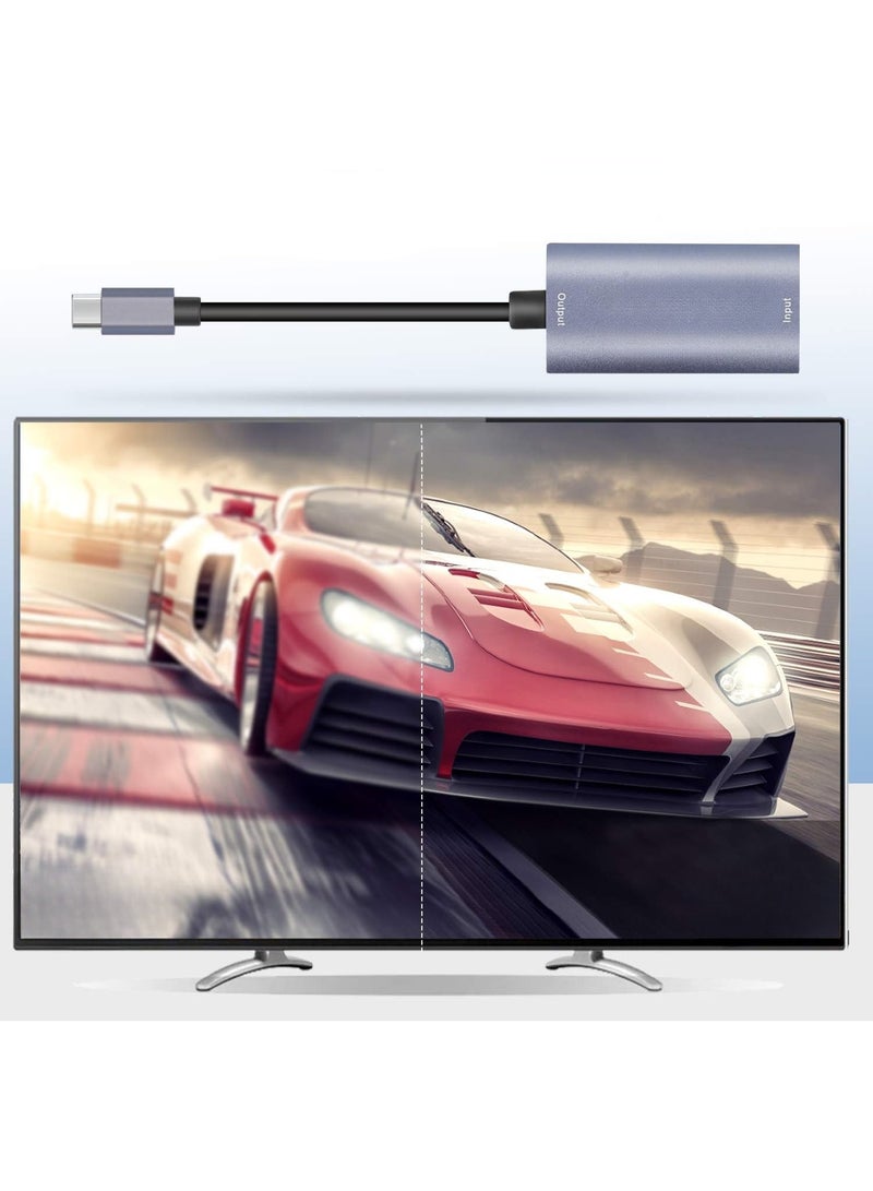 USB 3.0 HDMI to USB-C Video & Audio Capture Card – 4K Input, Full HD 1080p 60fps Recording – Ideal for Game Streaming, Video Capture, and Live Broadcasting – Compatible with Windows and Mac OS - Image 3