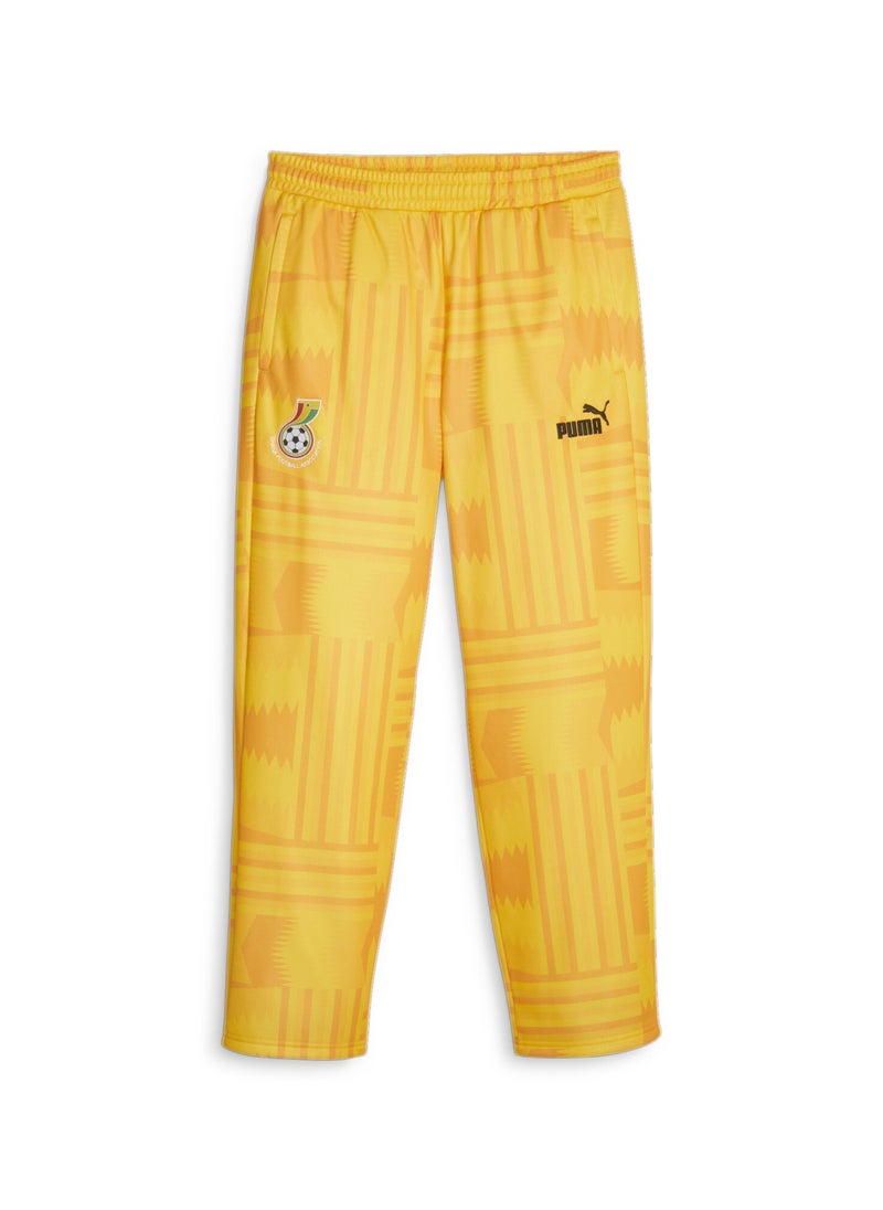 Ghana FtblCulture Mens Yellow Track Pants