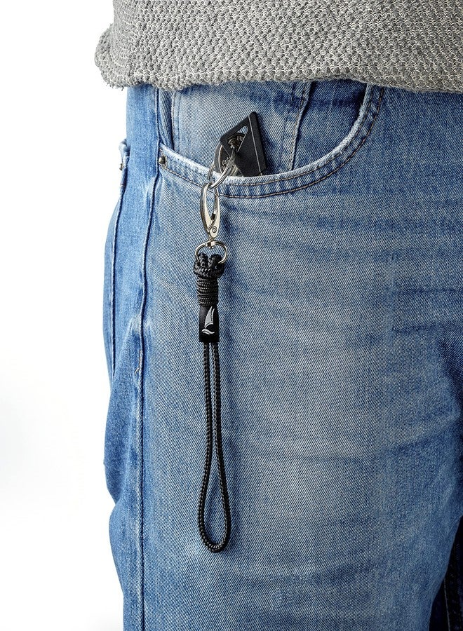 Wind Passion - Paracord Keychain for Men & Women - Nautical Braided Keychain - Sturdy & Waterproof Mens Rope Keychain - Image 5