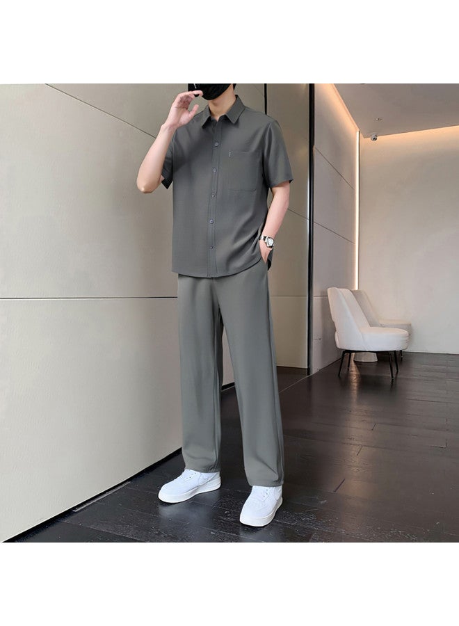 FOLUNSI Premium Seamless Men's Suit - Casual & Comfortable Versatile Outfit For Men - Image 3