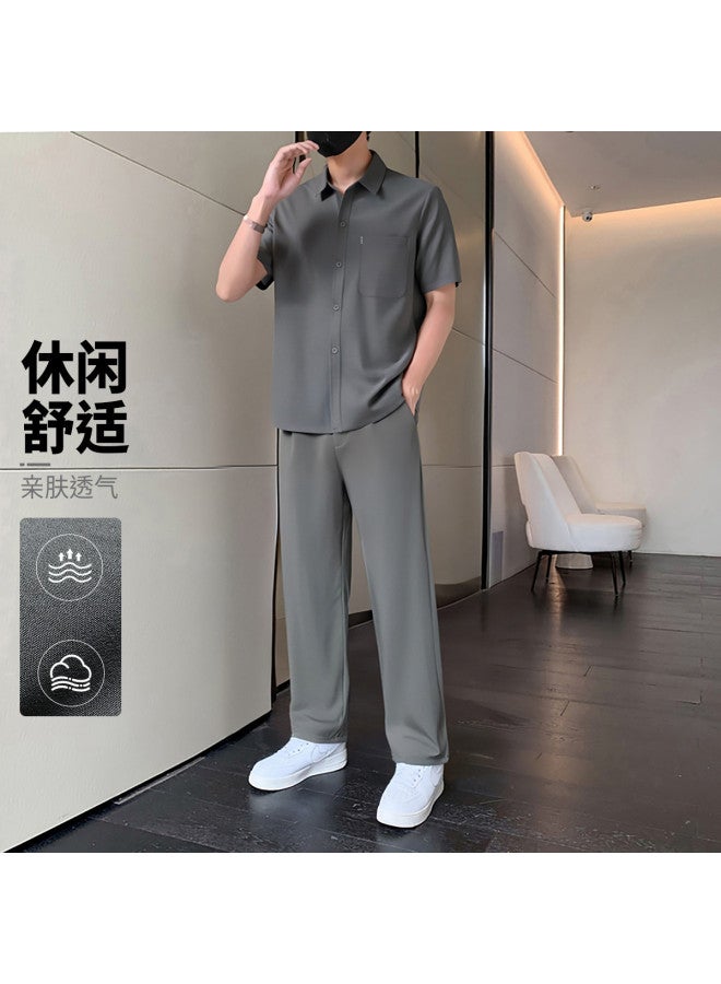 FOLUNSI Premium Seamless Men's Suit - Casual & Comfortable Versatile Outfit For Men - Image 2