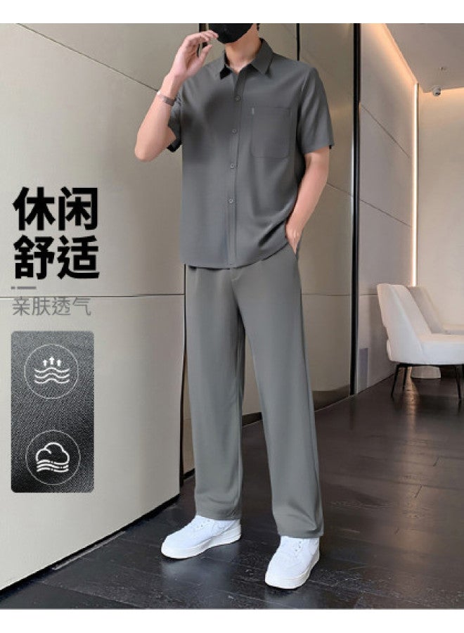FOLUNSI Premium Seamless Men's Suit - Casual & Comfortable Versatile Outfit For Men - Image 1