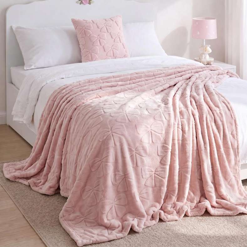 Pan Home Nyla Kids Fur Cushion 45x45cm - Pink - 161AIC9904823 - Image 3