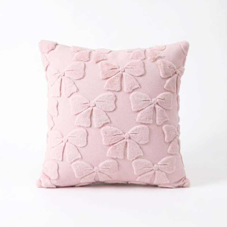 Pan Home Nyla Kids Fur Cushion 45x45cm - Pink - 161AIC9904823 - Image 4