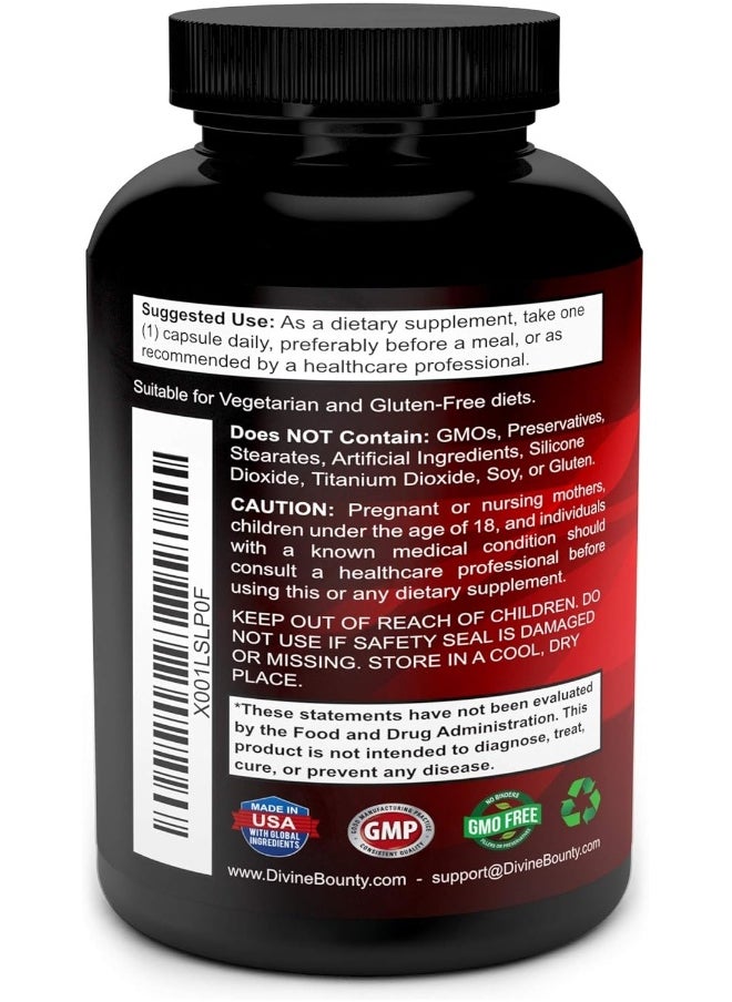 Divine Bounty - Digestive Enzymes with Probiotics & Prebiotics - Digestive Enzyme Supplements w Lipase, Amylase, Bromelain For Digestion, Bloating, Gas, and IBS For Men and Women - 90 Vegetarian Capsules - Image 1