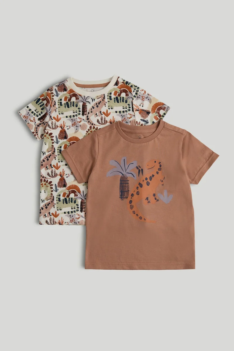 مذركير طقم قطعتين قمصان ديناصور