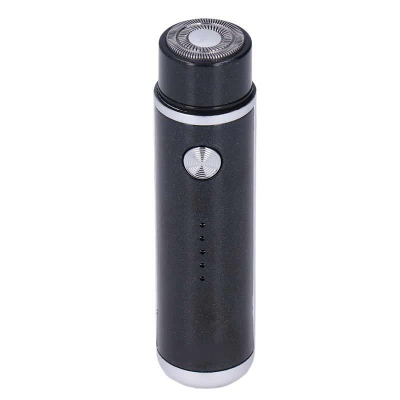 Portable Electric Shaver Mini Electric Razor USB Rechargeable Shaving Machine for Men Women TravelBlack - Image 2