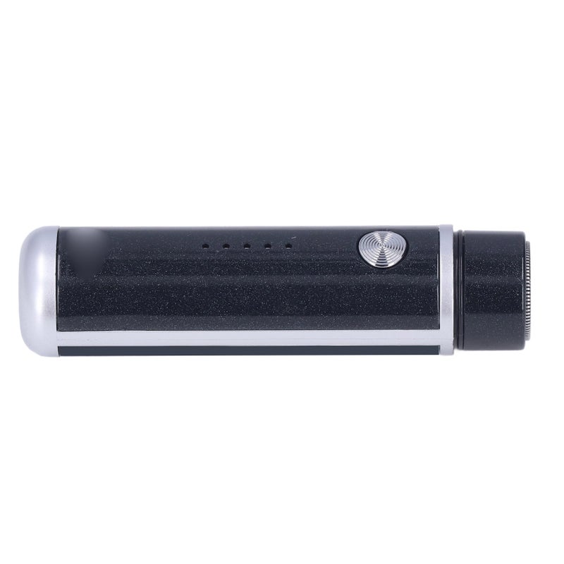 Portable Electric Shaver Mini Electric Razor USB Rechargeable Shaving Machine for Men Women TravelBlack - Image 5