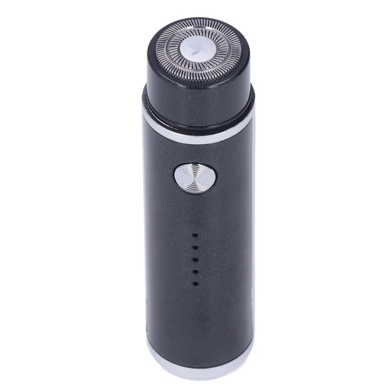 Portable Electric Shaver Mini Electric Razor USB Rechargeable Shaving Machine for Men Women TravelBlack - Image 3