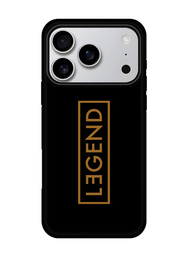 Stylizedd Tough Pro Magnetic Case for iPhone 17 Pro, Dual Layer hybrid PC + TPU Mobile Cover Matte - Legend