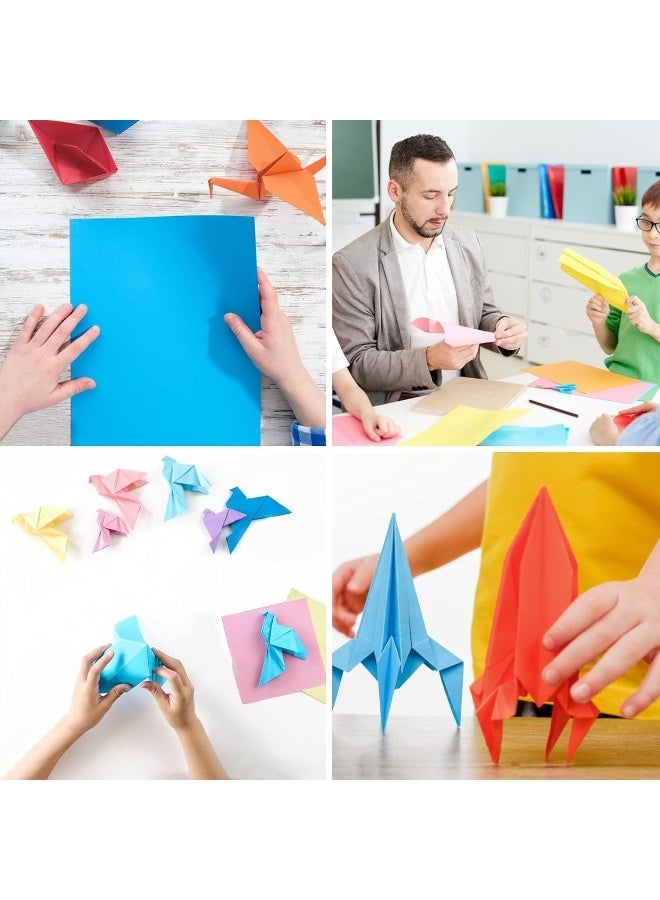 MOMENT 250 Sheets Colored Cardstock Craft Paper, A4 80Gsm Color Paper Sheets For Decorating Drawing Origami Diy Arts And Crafts - 10 Assorted Colors,[ 29.7Cm X 21Cm ] - Image 3