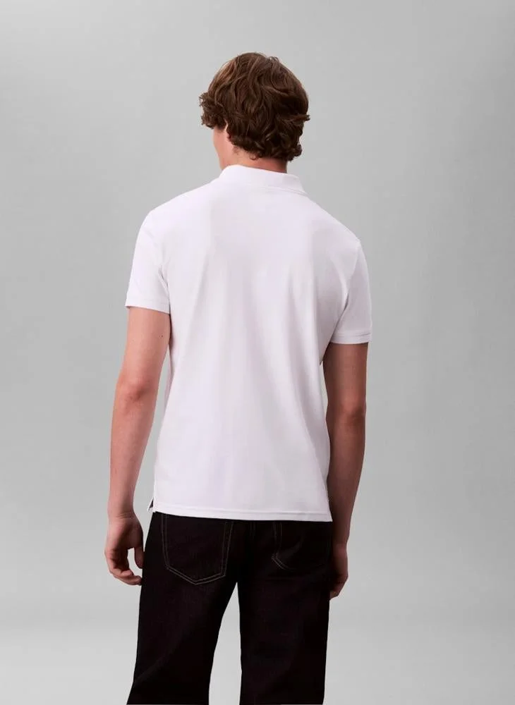 CALVIN KLEIN Slim Fit Pique Polo Shirt
