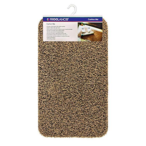 Freelance Cushion Main Door Mats for Entrance, 36x60 cm Beige-Brown - Soft PVC Mesh Indoor & Outdoor Foot Mat - Slip-Resistant Doormats for Main Door Entrance - Front Doormat for Home/Office - Image 3