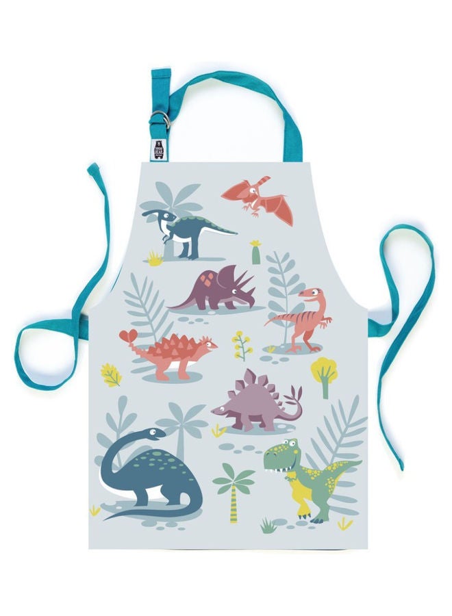 ThreadBear Design Dinosaur Printed Apron Multicolour - Image 1