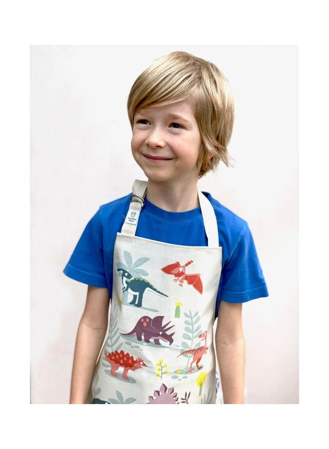 ThreadBear Design Dinosaur Printed Apron Multicolour - Image 3