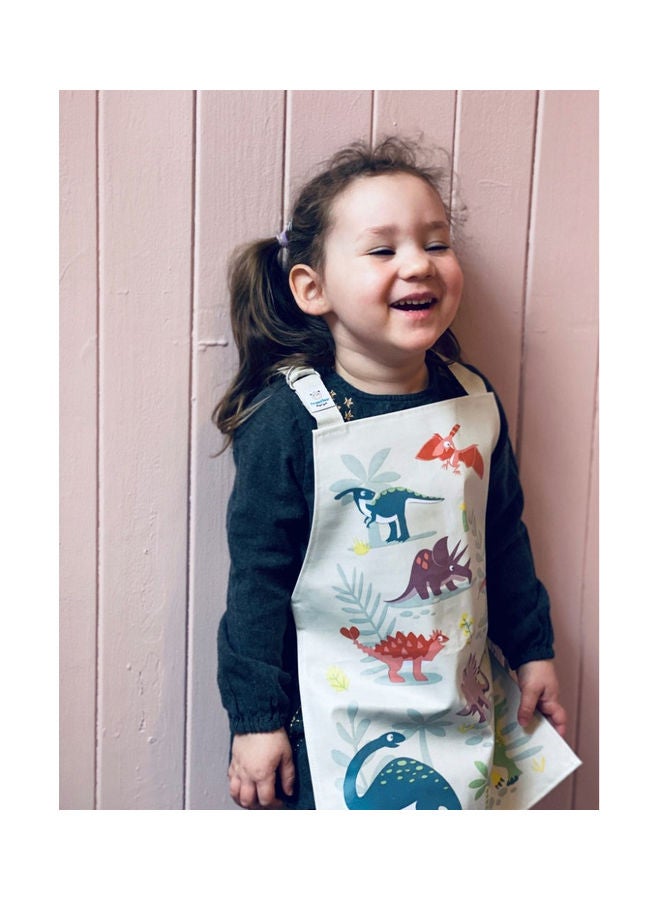 ThreadBear Design Dinosaur Printed Apron Multicolour - Image 2