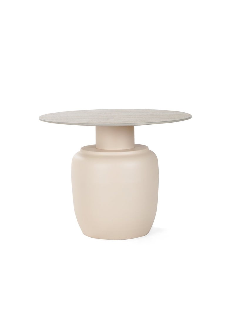 Pan Home Malceno Accent Table Set Of 2 Ceramic - White & Ivory - Image 3