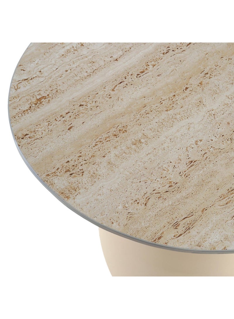 Pan Home Malceno Accent Table Set Of 2 Ceramic - White & Ivory - Image 5
