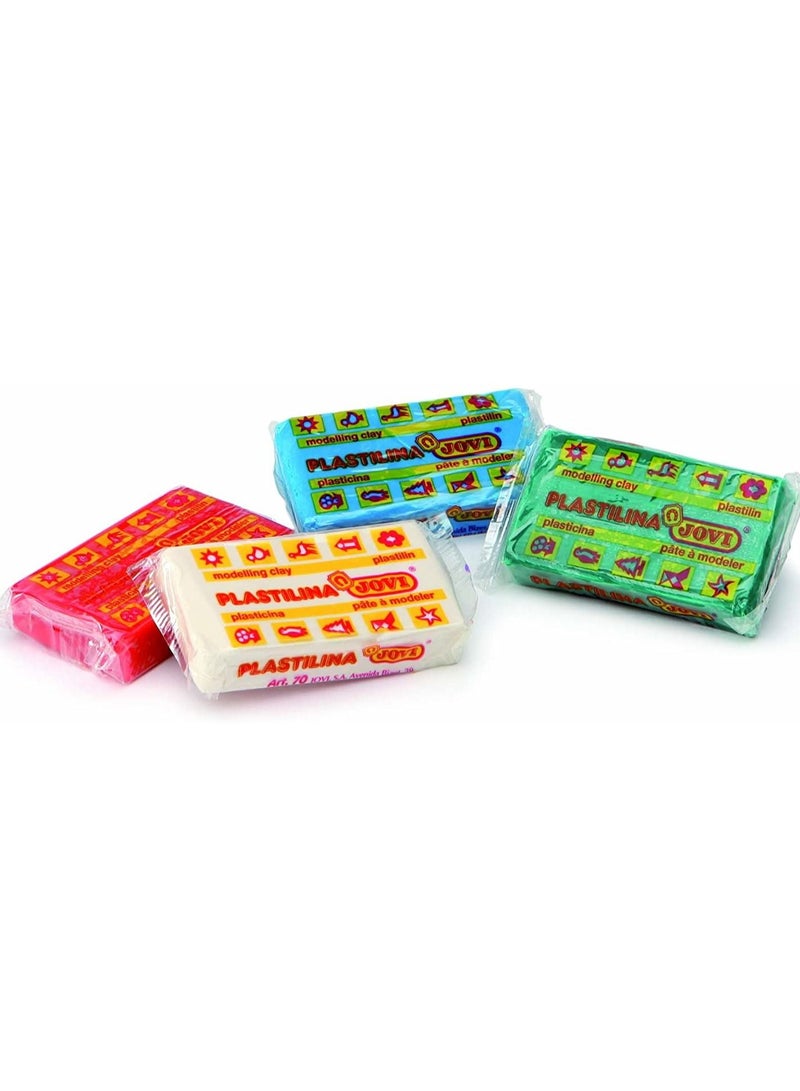 JOVI 9-Piece Plastilina Modelling Clay With Clay Cutters And Tools - Image 2