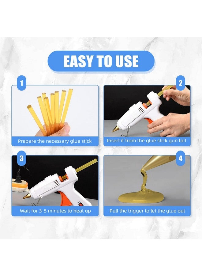 Neitsi Neitsi 18Pcs Keratin Glue Sticks for Hair Extensions,Professional Hot Melt Glue Stick,Hair Adhesive Keratin Gun Bond Glue Stick for DIY Project (Yellow - Image 4