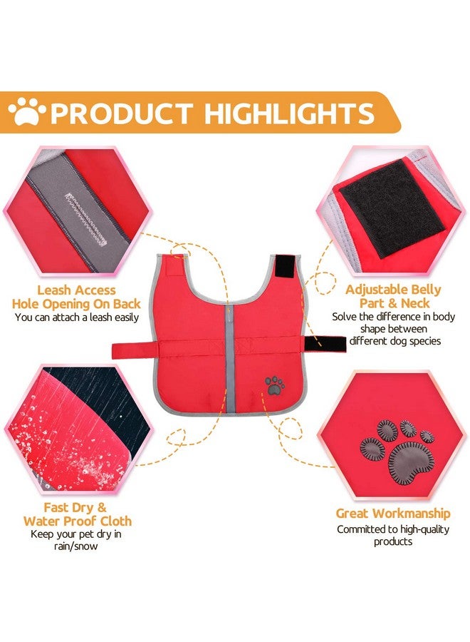 Queenmore Cold Weather Dog Coats Loft Reversible Winter Fleece Dog Vest Waterproof Pet Jacket Available in Extra Small, Small, Medium, Large Extra Large Sizes - Image 3