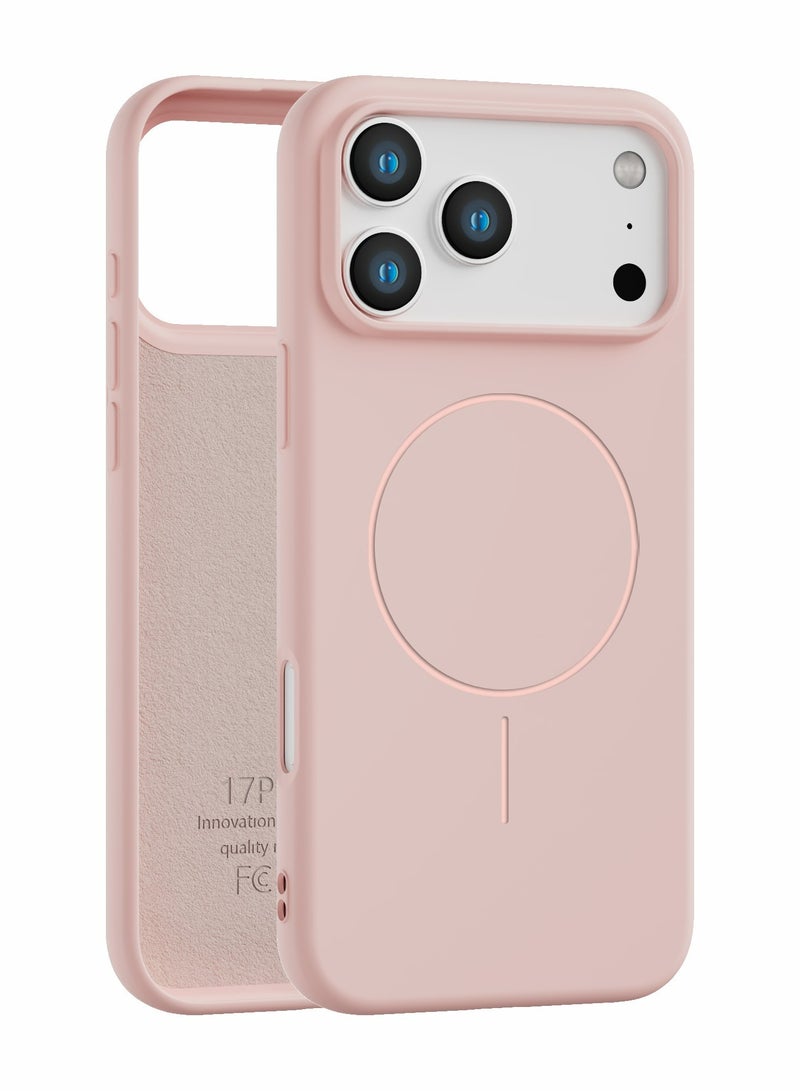 DUSALA Magnetic for iPhone 17 Pro Case [Compatible with MagSafe] [Soft Anti-Scratch Microfiber Lining],Premium Silicone Phone Case - Image 1