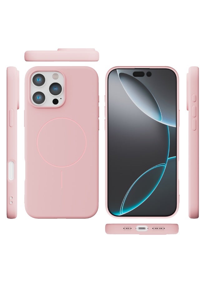 DUSALA Magnetic for iPhone 17 Pro Case [Compatible with MagSafe] [Soft Anti-Scratch Microfiber Lining],Premium Silicone Phone Case - Image 2