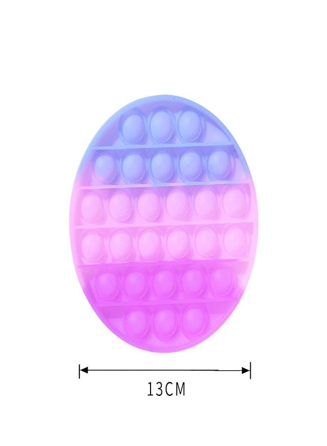 NGEL Color Changing Pop It Fidget Toys/ Push Pop Bubble Fidget Sensory Toy/ Stress Relief and Anti-Anxiety Toy/ Fidget Toy for Kids (Circle) - Image 2
