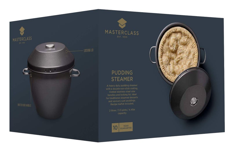 Master Class Kitchen Craft KCMCHB61 Master Class Non-Stick 2 Litre Pudding Steamer - Image 2