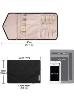 Travel Jewelry Organizer Roll Foldable Lightweight Jewelry Storage Case with Zipper Portable Large Capacity Jewelry Storage Bag - pzsku/ZD06E0CF8E171422D27E6Z/45/_/1711193806/eaf72e3e-ec1a-45db-81a0-edc52793c0fe