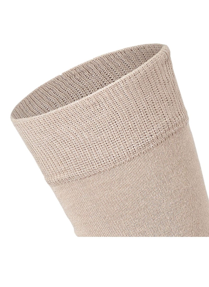 SAM SOCKS Men Set of 3 Classic Socks Plain Black-D.Grey-Beige  - Image 5