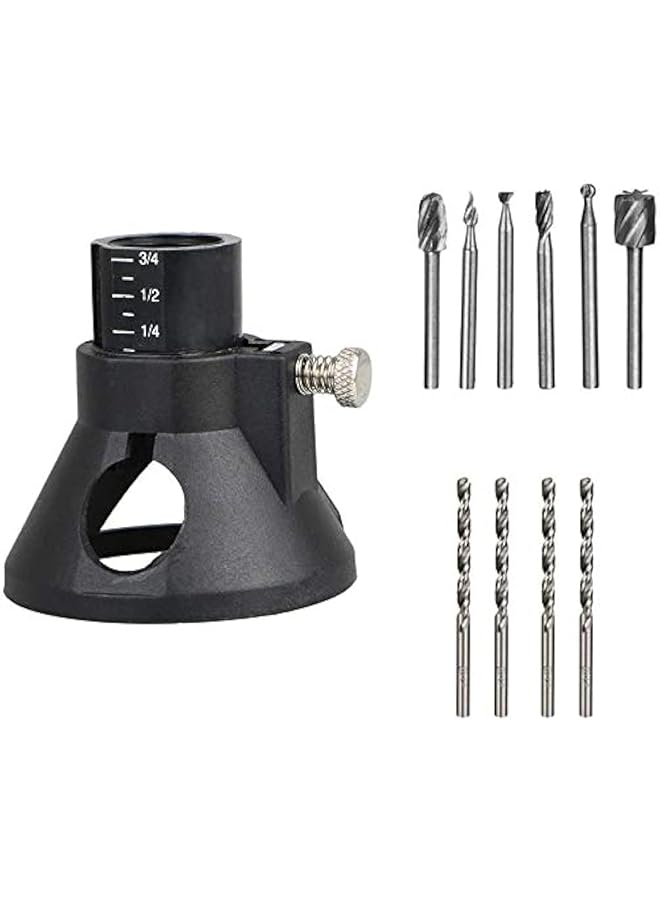 إيروريكس دليل القطع متعدد الأدوات الدوارة مع مجموعة أدوات تثبيت جهاز التوجيه مع مثقاب HSS