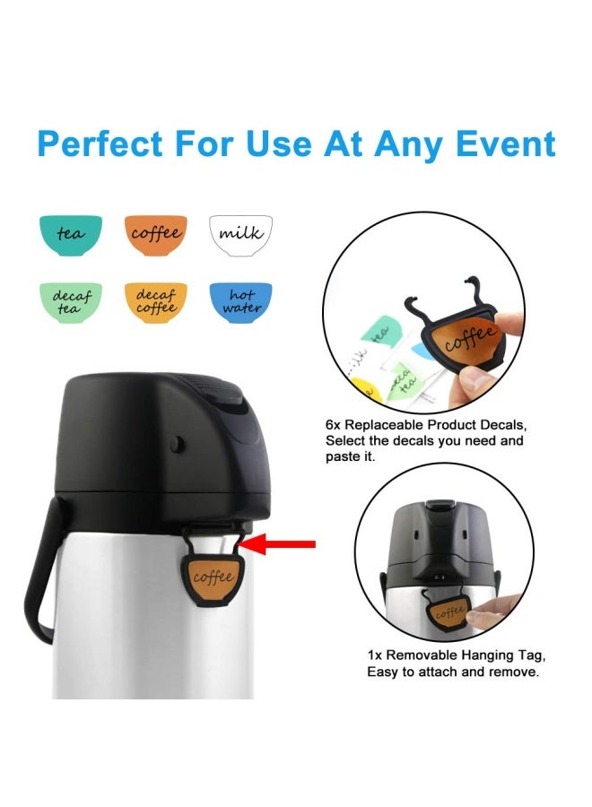  TOMAKEIT TOMAKEIT Airpot Coffee Dispenser Thermal with Pump3L102 Oz Insulated Stainless Steel Large Airpot Coffee Carafe Lever Action for HotCold WaterThermal Carafe for Hot Cocoa for Parties - Image 2