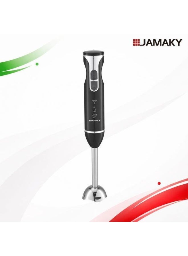 Jamaky Powerful hand blender with two speeds and stainless steel blades – 1000W power – JMK3005 - Image 1