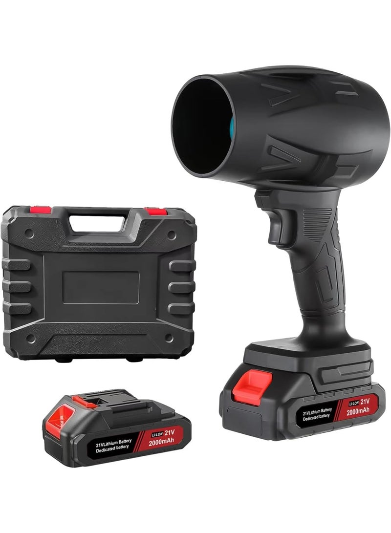 ج ت س آ ل منفاخ هواء لاسلكي صغير وقوي – بطارية قابلة لإعادة الشحن 2000mAh – لتنظيف الكيبورد، السيارة، المنزل، والأماكن الخارجية - Image 1