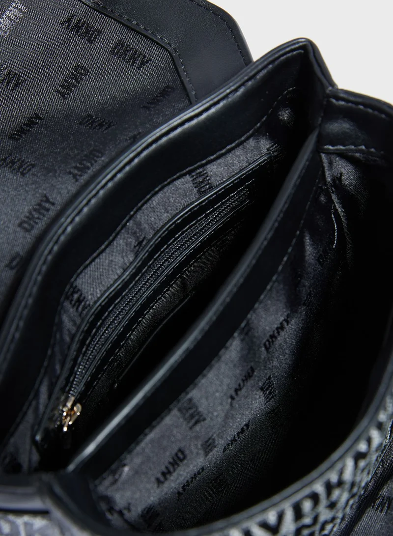 DKNY Evie Small Flap Over Crossbody Bags