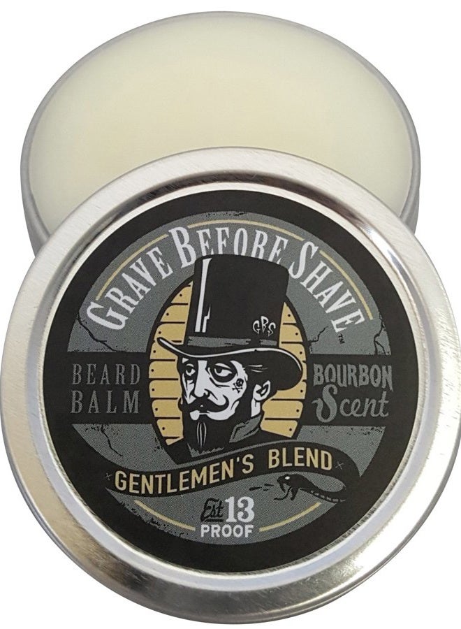 GRAVE BEFORE SHAVE GRAVE BEFORE SHAVE Gentlemen's Blend Beard Balm (Bourbon Scent) (2 oz.) - Image 1