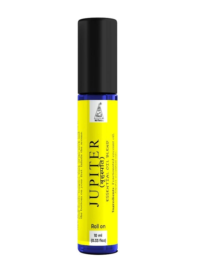Anshil Jupiter Essential Oil Roll On | 10ml Aromatherapy Blend | Natural Stress Relief, Relaxation & Mood Uplift | Pocket-Friendly Roll-On for Daily Wellness & Refreshing Aroma (RAH) - Image 1