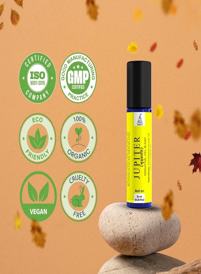Anshil Jupiter Essential Oil Roll On | 10ml Aromatherapy Blend | Natural Stress Relief, Relaxation & Mood Uplift | Pocket-Friendly Roll-On for Daily Wellness & Refreshing Aroma (RAH) - Image 4
