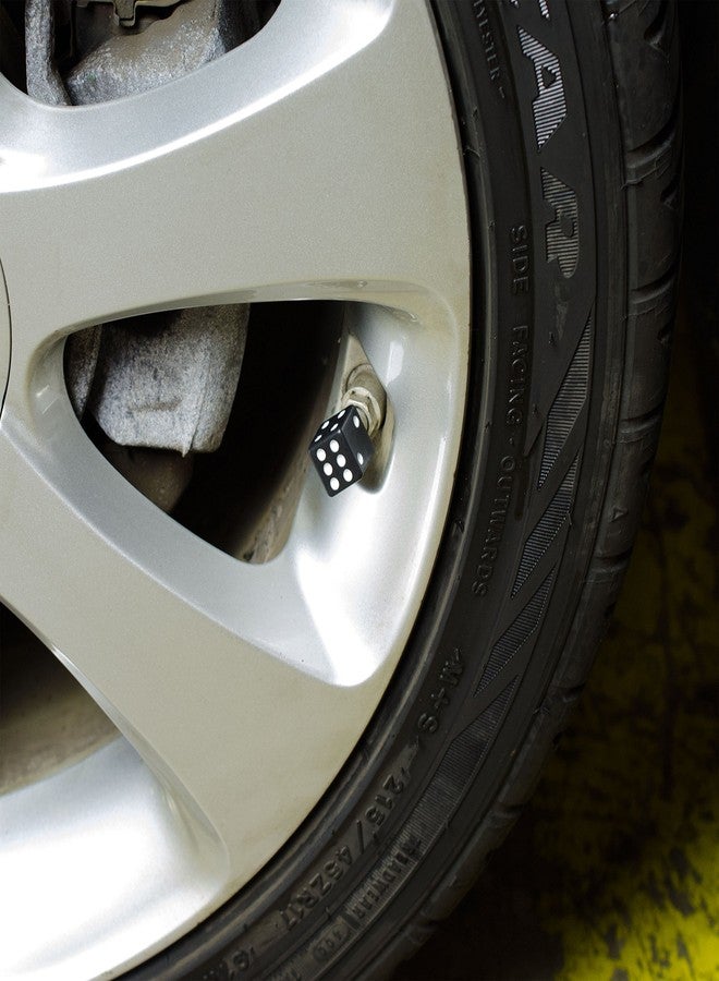 كاستوم أكسيسوريز ملحقات مخصصة 16114 غطاء صمام أسود على شكل نرد - Image 2