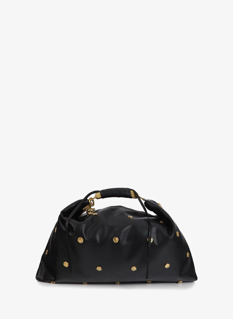 Lola Casademunt Studded Textured Hobo Bag