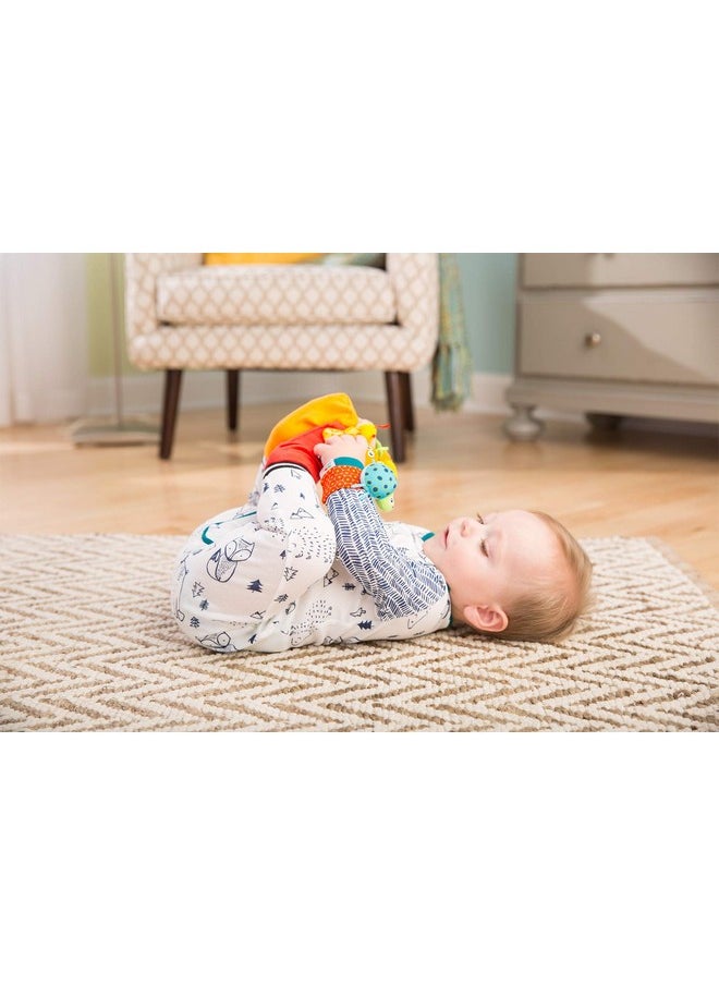 Lamaze - Gardenbug Baby Foot Finder Socks & Wrist Rattle Set Sensory Development Toys Newborn Baby Essentials - Image 1