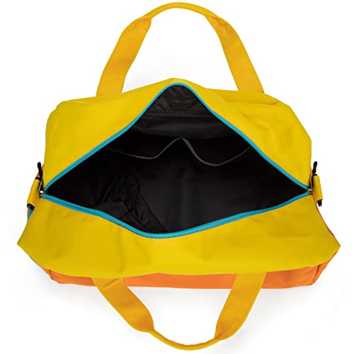HawLander Kids Duffle Bag for Boys or Girls, Fit School Practice, or Overnight Travel (Orange) - Image 4